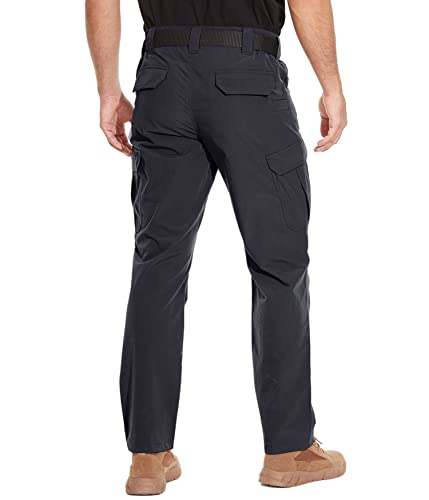 NATUVENIX Tactical Pants for Men, Water Resistant Hiking Cargo Pants Lightweight Outdoor Work Pants for Men Ripstop