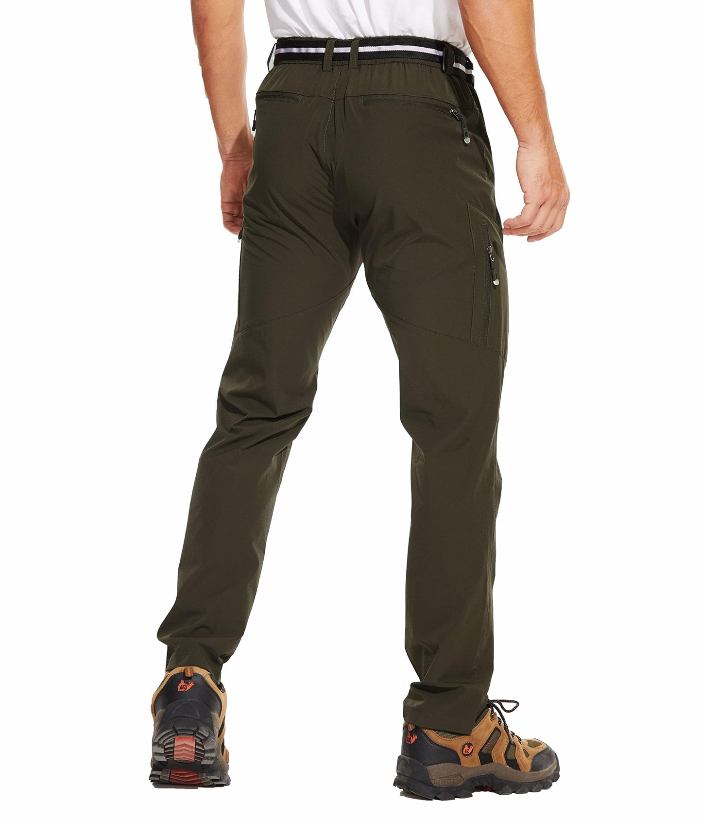 NATUVENIX Hiking Pants for Men, Quick Dry Travel Pants Men for Stretch Work Pants Lightweight Outdoor Pants Water-Resistant