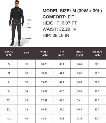 NATUVENIX Snow Pants Men Ski Pants Men Water Resistant Hiking Pants for Men Fleece Lined Tactical Work Snowboard Pants