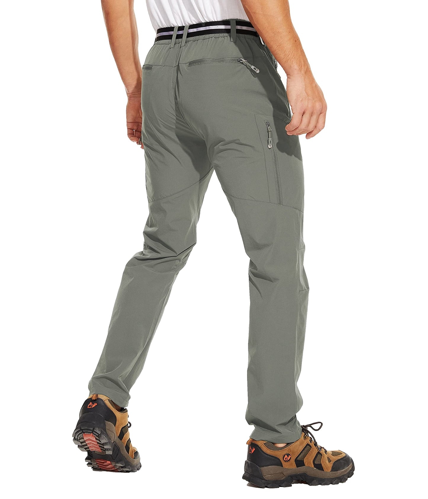 NATUVENIX Hiking Pants for Men, Quick Dry Travel Pants Men for Stretch Work Pants Lightweight Outdoor Pants Water-Resistant